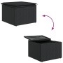 Conjunto de Sofá de Jardín de 8 Piezas con Cojines Negro Poliratán Acacia by , Outdoor sofas - Ref: Foro24-3347359, Price: 49...