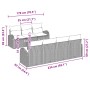 Conjunto de sofá de jardín de 8 piezas con cojines negros de ratán sintético de by , Outdoor sofas - Ref: Foro24-3347541, Pri...