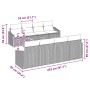 Juego de Sofá de Jardín de 9 Piezas con Cojines en Gris de Ratán Poliéster by , Outdoor sofas - Ref: Foro24-3347804, Price: 5...