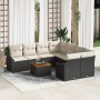 Conjunto de Sofá de Jardín de 9 Piezas con Cojines Negro Poliratán Acacia by , Outdoor sofas - Ref: Foro24-3347810, Price: 50...