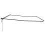 Toldo con Manual Antracita 6 x 3,5 m Metal