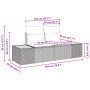 Sofá de Jardín de 10 Piezas con Cojines Gris de Rattan Sintético by , Outdoor sofas - Ref: Foro24-3348170, Price: 632,62 €, D...