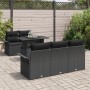 Juego de Sofá de Jardín de 6 Piezas con Cojines de Poliratán Negro by , Outdoor sofas - Ref: Foro24-3348199, Price: 481,46 €,...