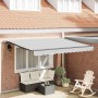 Toldo Manual Antracita 3 x 2,5 m Metal