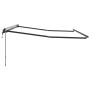 Toldo Manual Antracita 3 x 2,5 m Metal