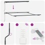 Toldo Manual Antracita 3 x 2,5 m Metal
