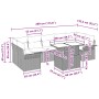 Juego de Sofás de Jardín de 8 Piezas con Cojines en Negro de Poliratán by , Outdoor sofas - Ref: Foro24-3348239, Price: 584,7...