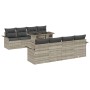 Conjunto de Sofás de Jardín de 9 Piezas con Cojines Ratán Polivalente Gris Claro by , Outdoor sofas - Ref: Foro24-3348248, Pr...