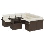 Juego de Sofá de Jardín de 9 Piezas con Cojines Ratán Polipropileno Marrón von , Outdoor-Sofas - Ref: Foro24-3348254, Preis: ...