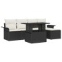 Conjunto de Sofá de Jardín de 8 Piezas con Cojines Negro Ratán Polietileno von , Outdoor-Sofas - Ref: Foro24-3348323, Preis: ...