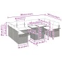 Conjunto de sofá de jardín de 10 piezas con cojines en ratán gris claro von , Outdoor-Sofas - Ref: Foro24-3348348, Preis: 753...