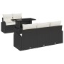 Juego de Sofá de Jardín de 6 Piezas con Cojines de Ratán Negro von , Outdoor-Sofas - Ref: Foro24-3348553, Preis: 475,83 €, Ra...