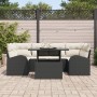 Conjunto de Sofá de Jardín de 7 Piezas con Cojines Ratán Poli Negro von , Outdoor-Sofas - Ref: Foro24-3348573, Preis: 487,80 ...