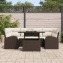 Juego de Sofá de Jardín de 7 Piezas con Cojines Marrón de Poliratán by , Outdoor sofas - Ref: Foro24-3348574, Price: 510,34 €...