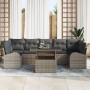 Conjunto Sofá Jardín 8 Piezas con Cojines Gris Ratán von , Outdoor-Sofas - Ref: Foro24-3348595, Preis: 565,97 €, Rabatt: %