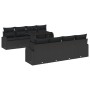 Set de Sofá de Jardín de 9 Piezas con Cojines Ratán Negro von , Outdoor-Sofas - Ref: Foro24-3348609, Preis: 642,03 €, Rabatt: %