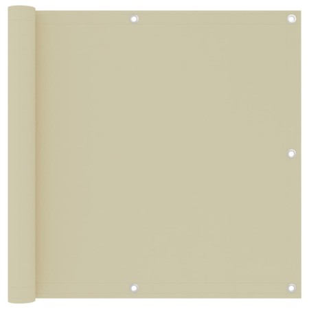 Toldo para balcón tela oxford color crema 90x500 cm