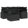 Juego de Sofá de Jardín de 5 Piezas con Cojines, Negro de Poliratán von , Outdoor-Sofas - Ref: Foro24-3348639, Preis: 391,60 ...
