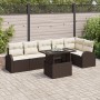 Conjunto de Sofá de Jardín de 7 Piezas con Cojines Marrón Ratán Poly by , Outdoor sofas - Ref: Foro24-3348654, Price: 527,78 ...