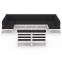 Gartenmöbelset 9 Stück mit Kissen weißes Kiefernholz von vidaXL, Gartensets - Ref: Foro24-3077215, Preis: 873,47 €, Rabatt: %