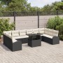 Conjunto de Sofás de Jardín de 11 Piezas Negro de Poliratán von , Outdoor-Sofas - Ref: Foro24-3348713, Preis: 666,83 €, Rabat...