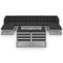 Gartenmöbel-Set 9-teilig und Kissen aus massivem Kiefernholz von vidaXL, Gartensets - Ref: Foro24-3077156, Preis: 789,16 €, R...