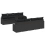 Set de Sofá de Jardín de 9 Piezas con Cojines Negro Poliratán by , Outdoor sofas - Ref: Foro24-3348969, Price: 638,81 €, Disc...