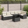 Conjunto de Sofá de Jardín de 7 Piezas con Cojines Ratán PE Negro by , Outdoor sofas - Ref: Foro24-3349013, Price: 455,88 €, ...