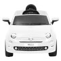 Weißes elektrisches Aufsitzauto Fiat 500 von vidaXL, Treten oder schieben Sie Fahrzeuge - Ref: Foro24-80317, Preis: 316,96 €,...