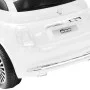 Weißes elektrisches Aufsitzauto Fiat 500 von vidaXL, Treten oder schieben Sie Fahrzeuge - Ref: Foro24-80317, Preis: 312,05 €,...