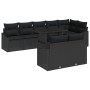 Juego de Sofás de Jardín de 9 Piezas con Cojines Negro Ratán Resistente by , Outdoor sofas - Ref: Foro24-3349029, Price: 669,...
