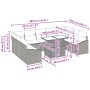 Conjunto de Sofás de Jardín de 10 Piezas con Cojines de Ratán Polipropileno Marrón by , Outdoor sofas - Ref: Foro24-3349064, ...