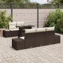 Juego de Sofás de Jardín Juego de 6 Marrón Poliratán von , Outdoor-Sofas - Ref: Foro24-3349094, Preis: 533,77 €, Rabatt: %
