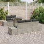 Juego de Sofá de Jardín de 6 Piezas con Cojines Gris Claro Rattán de Polímero von , Outdoor-Sofas - Ref: Foro24-3349098, Prei...