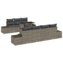 Juego de Sofás de Jardín de 8 piezas con Cojines Gris Poliratán von , Outdoor-Sofas - Ref: Foro24-3349125, Preis: 617,43 €, R...