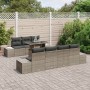 Juego de Sofás de Jardín de 8 piezas con Cojines Gris Poliratán von , Outdoor-Sofas - Ref: Foro24-3349125, Preis: 617,43 €, R...