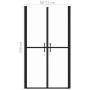 Transparente Duschtür (68-71)x190 cm von vidaXL, Duschtüren - Ref: Foro24-150824, Preis: 181,55 €, Rabatt: %