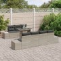 Conjunto de Sofás de Jardín de 8 Piezas con Cojines Rattan Gris Natural von , Outdoor-Sofas - Ref: Foro24-3349128, Preis: 653...