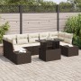 Set de Sofá de Jardín de 8 Piezas con Cojines Ratán Sintético Marrón by , Outdoor sofas - Ref: Foro24-3349134, Price: 640,67 ...