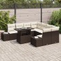 Juego de sofá de jardín de 9 piezas con cojines Marrón Poliratán by , Outdoor sofas - Ref: Foro24-3349154, Price: 664,82 €, D...
