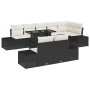 Juego de Sofá de Jardín Set de 9 Negro y crema by , Outdoor sofas - Ref: Foro24-3349203, Price: 664,28 €, Discount: %