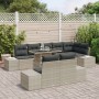 Conjunto de sofá de jardín 9 piezas Gris con cojines negros von , Outdoor-Sofas - Ref: Foro24-3349208, Preis: 747,93 €, Rabat...