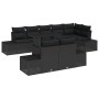 Conjunto de Sofá de Jardín Conjunto de 9 Negro by , Outdoor sofas - Ref: Foro24-3349209, Price: 707,00 €, Discount: %
