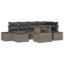 Juego de Sofá de Jardín Conjunto de 7 Gris Ratán, Cojines von , Outdoor-Sofas - Ref: Foro24-3349215, Preis: 493,91 €, Rabatt: %