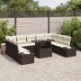 Conjunto de Sofás de Jardín Juego de 10 Beige by , Outdoor sofas - Ref: Foro24-3349244, Price: 702,33 €, Discount: %