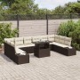 Conjunto de Sofá de Jardín 11 Piezas Marrón y Crema von , Outdoor-Sofas - Ref: Foro24-3349254, Preis: 791,96 €, Rabatt: %