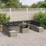 Conjunto de Sofás de Jardín 11 Piezas Gris Ratán von , Outdoor-Sofas - Ref: Foro24-3349255, Preis: 736,42 €, Rabatt: %