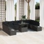Conjunto de Sofás de Jardín 11 Piezas Negro Poliratán von , Outdoor-Sofas - Ref: Foro24-3349259, Preis: 770,82 €, Rabatt: %