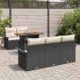 Set de Sofá de Jardín de 6 Piezas con Cojines de Ratán de Polietileno Acacia by , Outdoor sofas - Ref: Foro24-3349270, Price:...