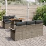 Conjunto de Sofá de Jardín Conjunto de 6 Gris Poliratán by , Outdoor sofas - Ref: Foro24-3349271, Price: 470,73 €, Discount: %
